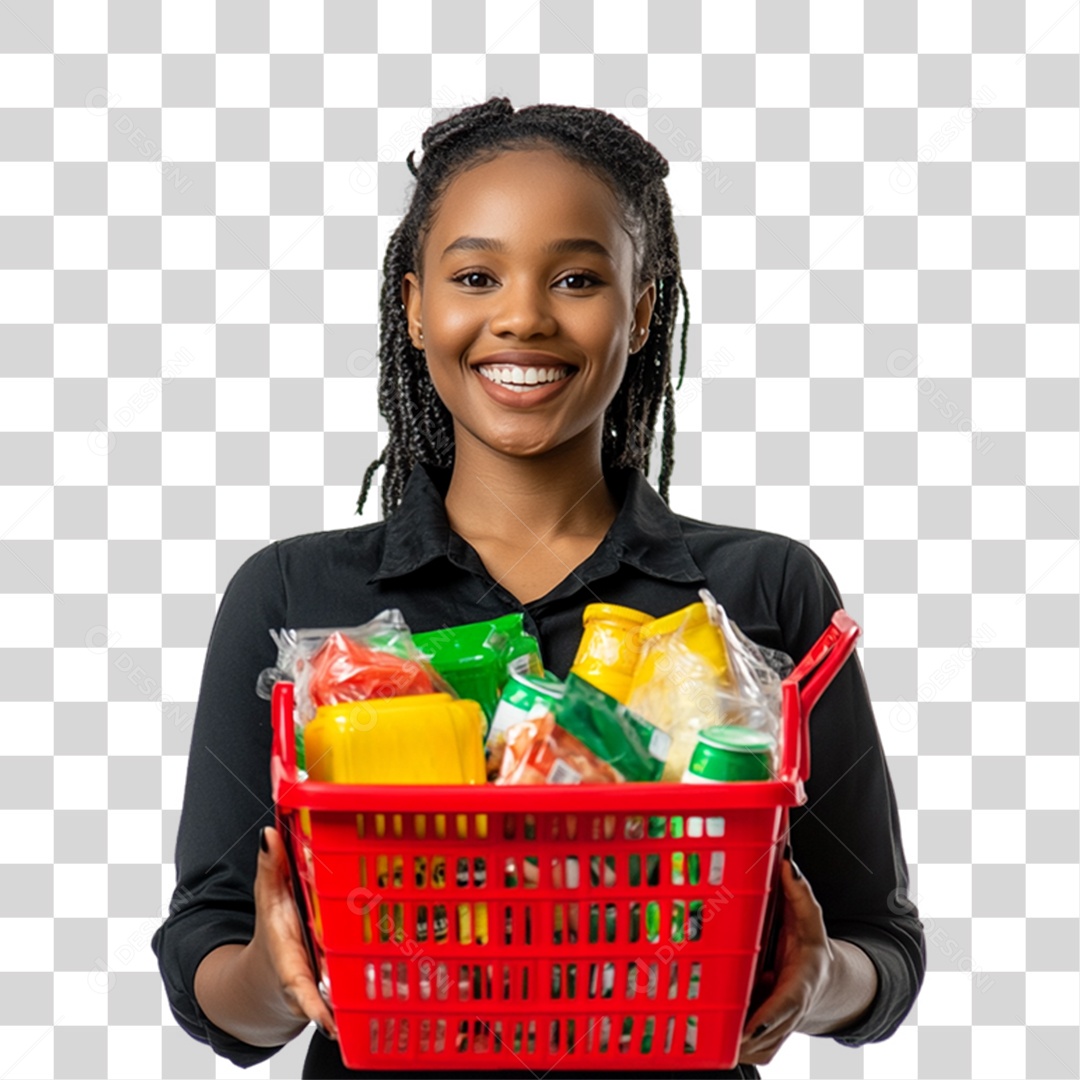 Pessoa que Trabalha em Supermercado PNG Transparente