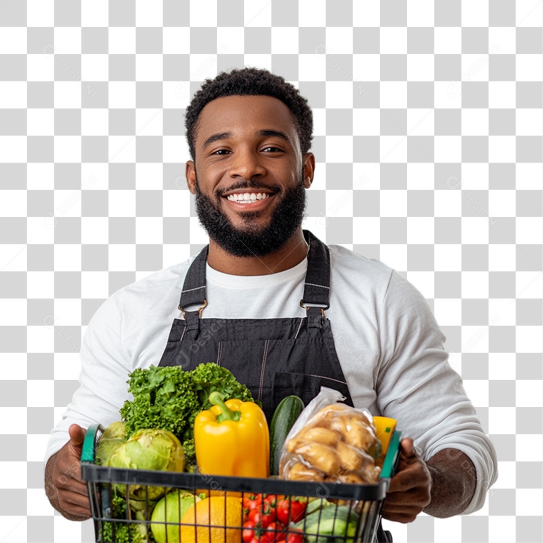 Pessoa que Trabalha em Supermercado PNG Transparente
