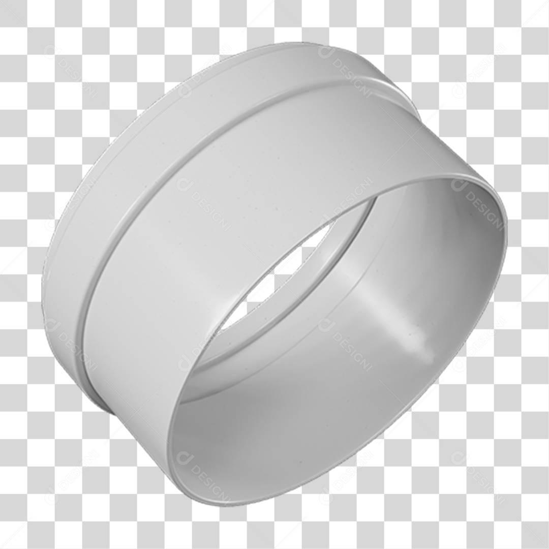 Cano Encaixe Conexão Média PVC PNG Transparente