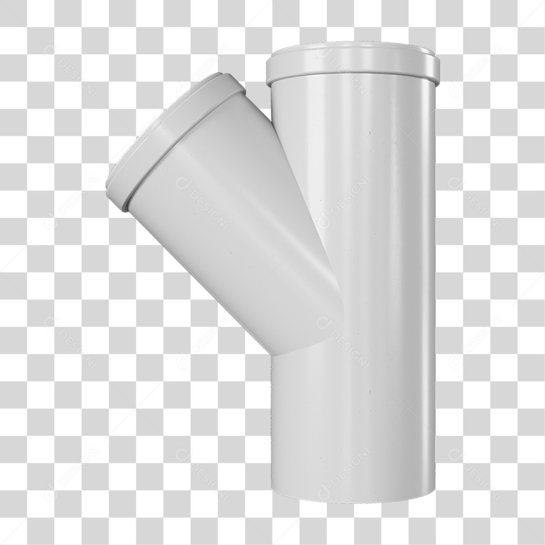 Conexão Média PVC PNG Transparente