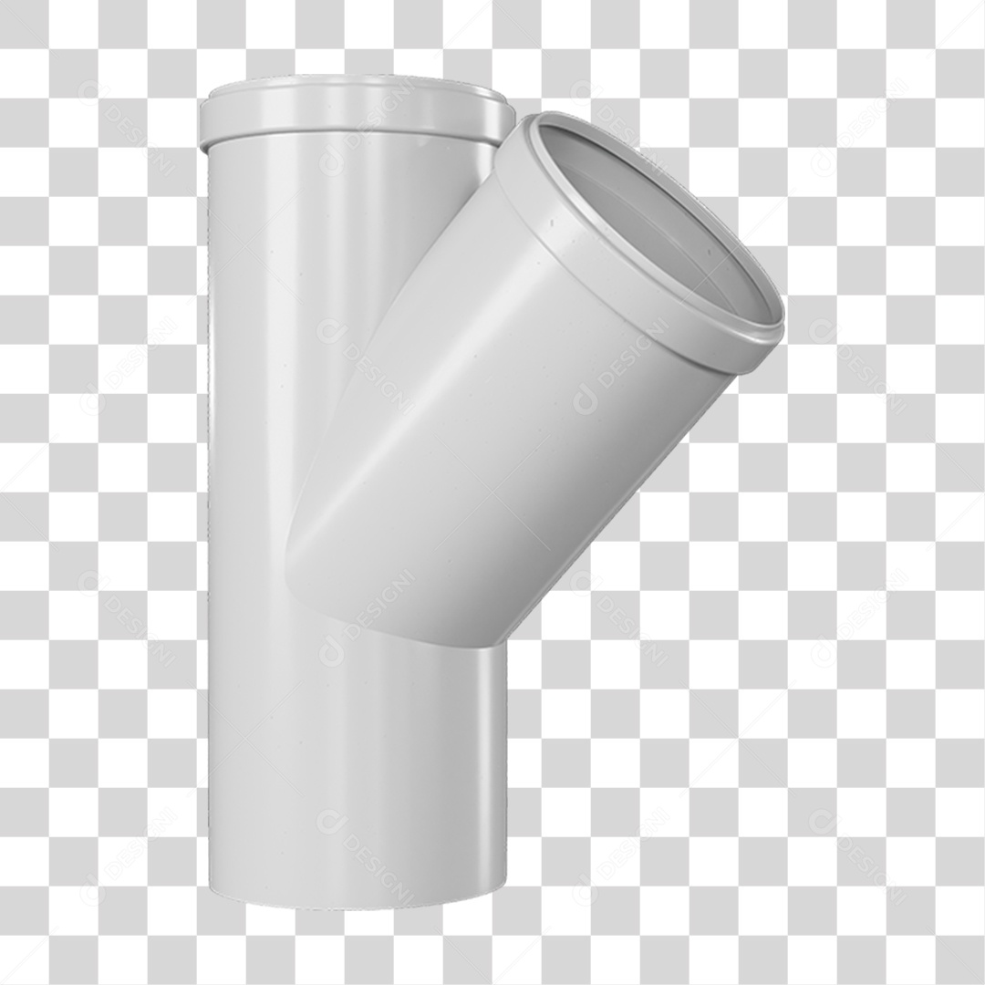 Conexão Média PVC PNG Transparente