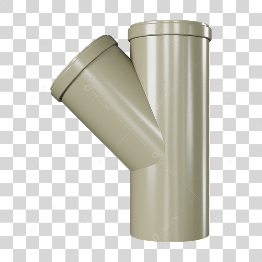 Conexão Média PVC PNG Transparente