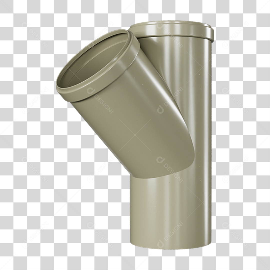 Conexão Média PVC PNG Transparente