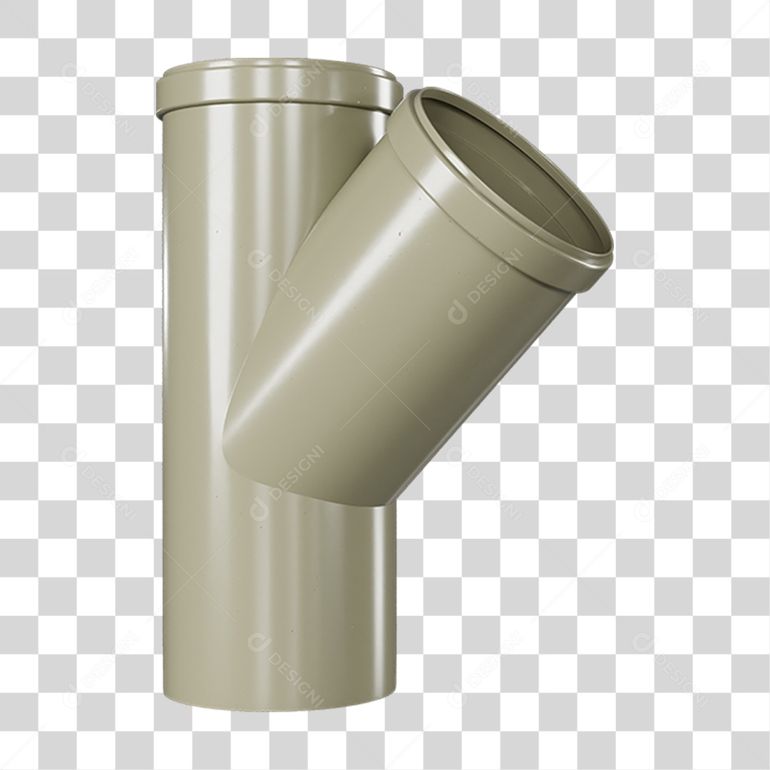 Conexão Média PVC PNG Transparente