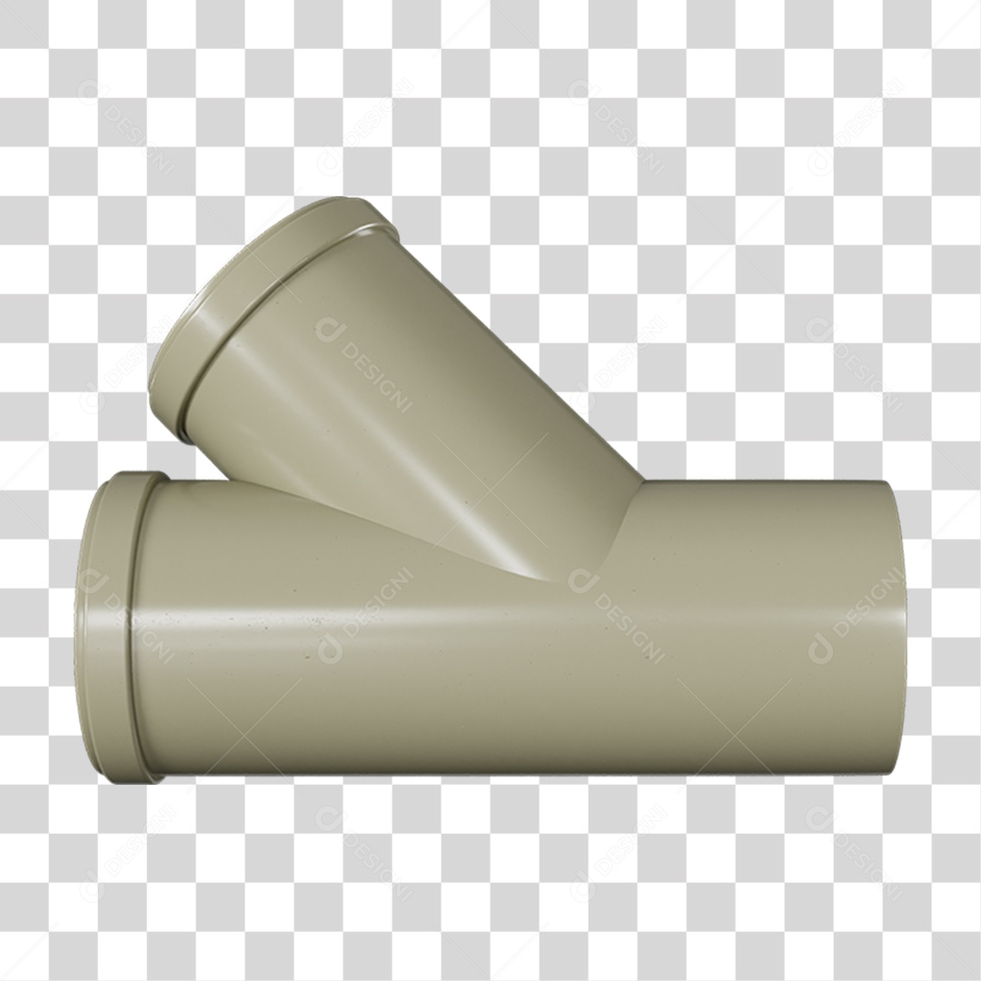 Conexão Média PVC PNG Transparente