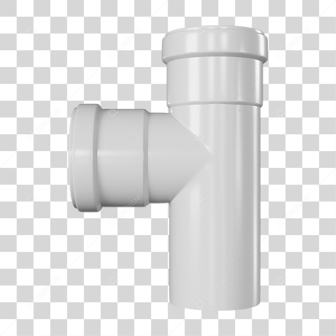 Conexão Média PVC PNG Transparente