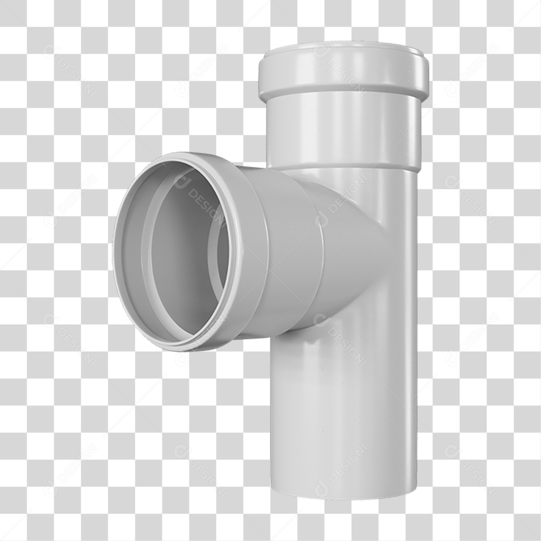 Conexão Média PVC PNG Transparente