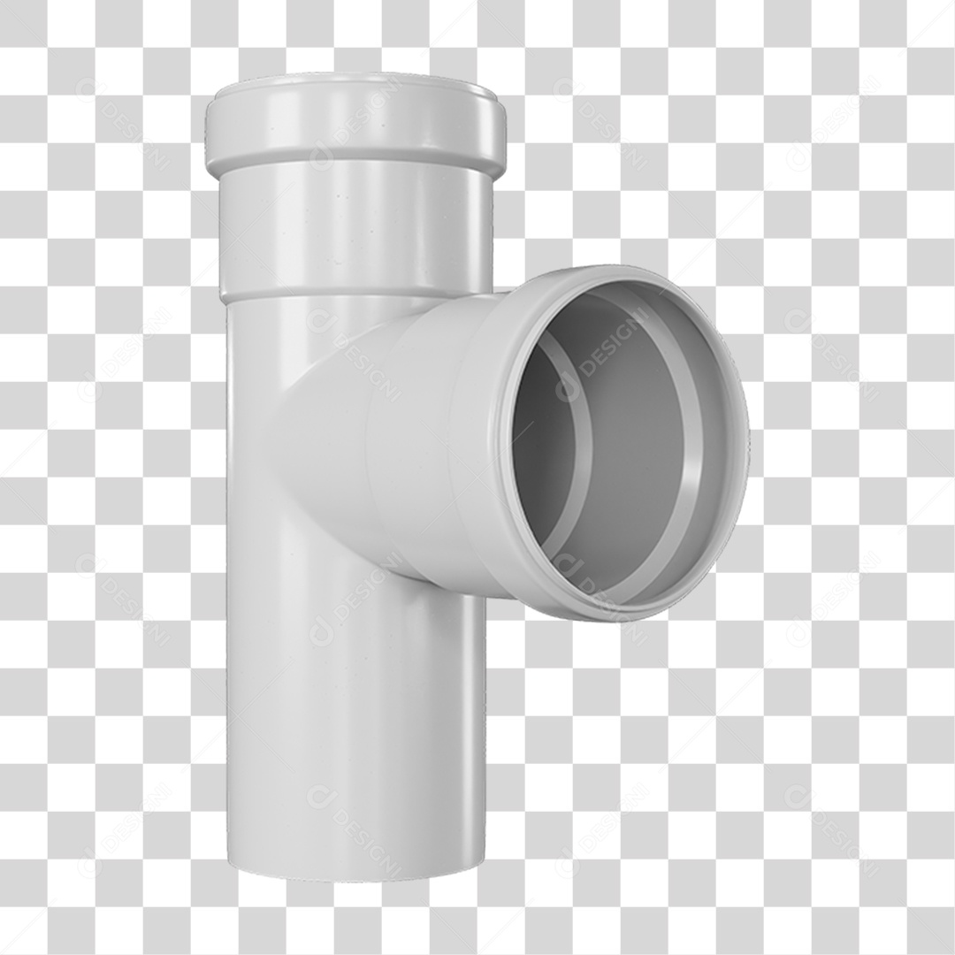 Conexão Média PVC PNG Transparente