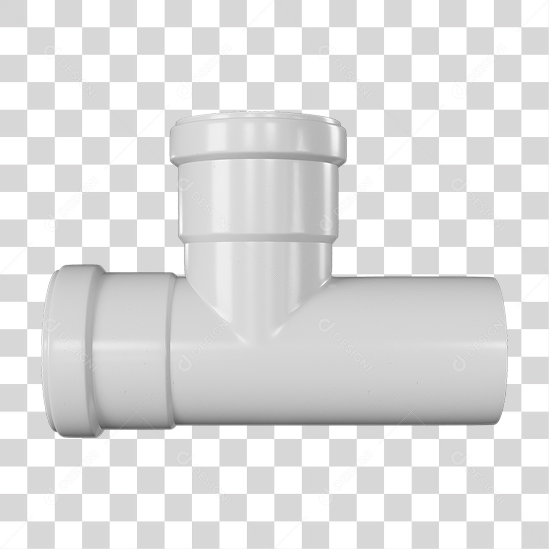 Conexão Média PVC PNG Transparente