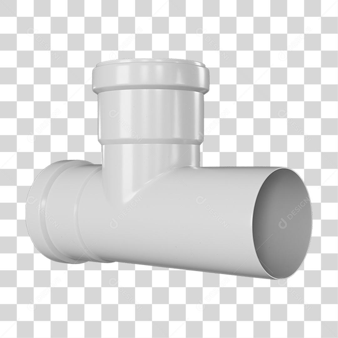 Conexão Média PVC PNG Transparente