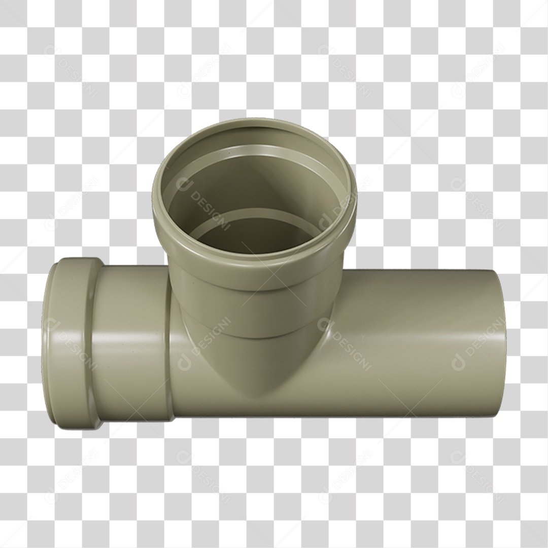 Conexão Média PVC PNG Transparente