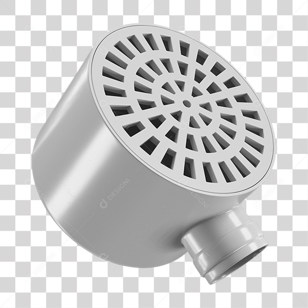 Ralo Grelha Redondo PNG Transparente