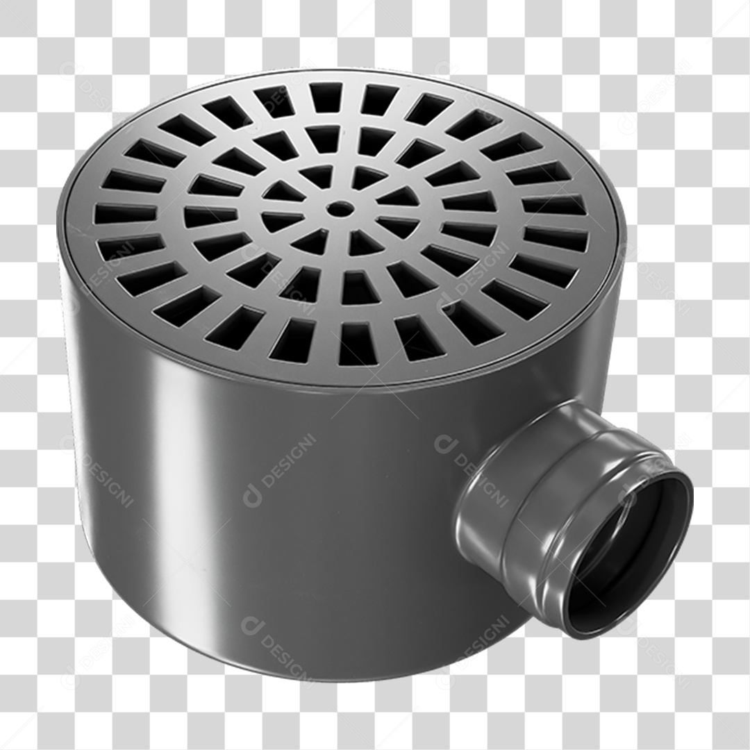 Ralo Grelha Redondo PNG Transparente