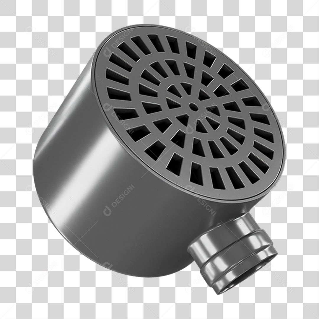 Ralo Grelha Redondo PNG Transparente