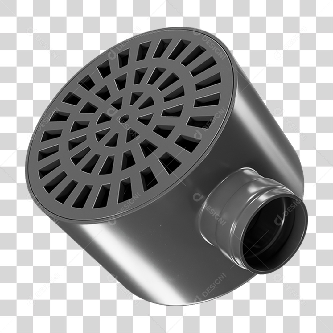 Ralo Grelha Redondo PNG Transparente