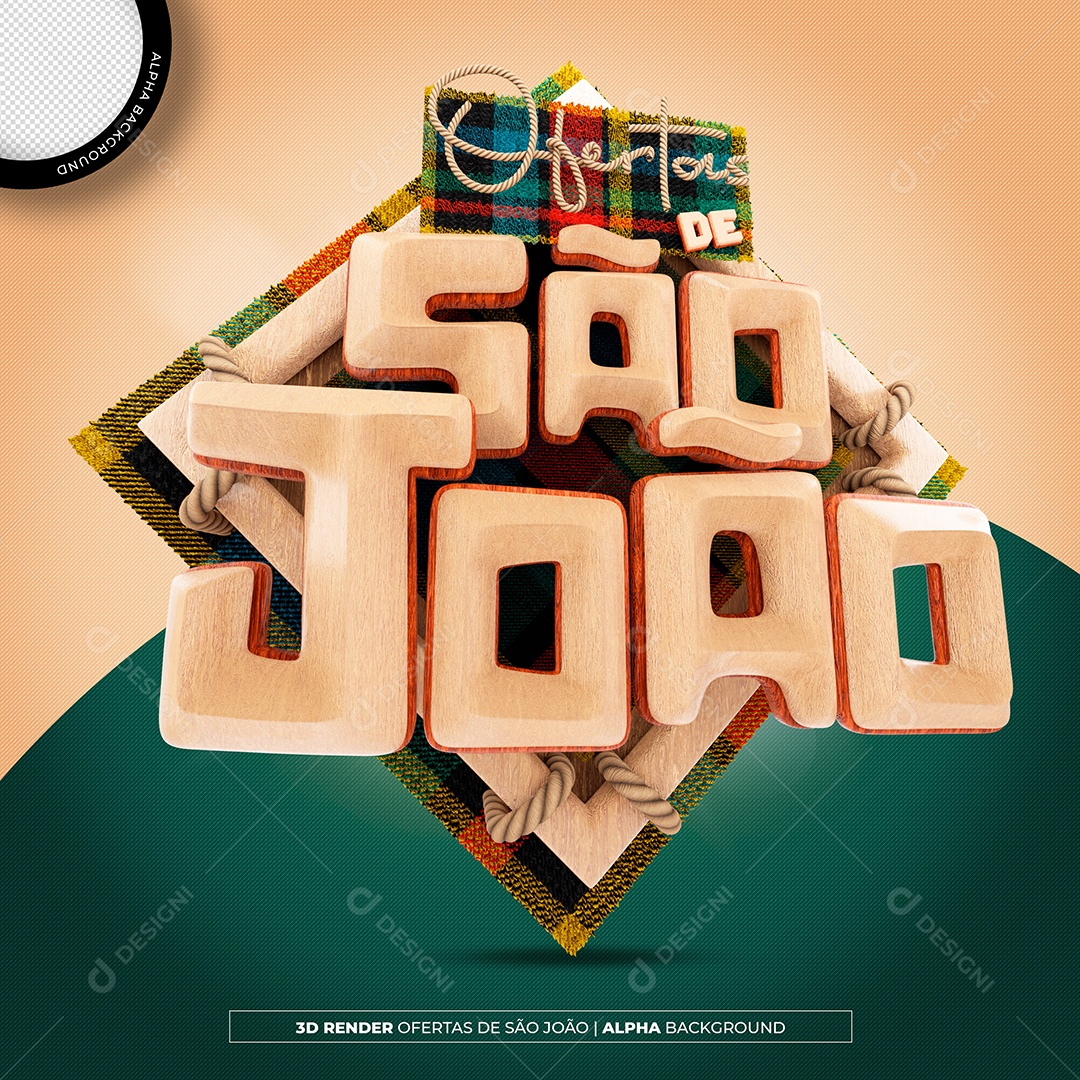 Ofertas dos Pais Selo 3D para Composição PSD Editável