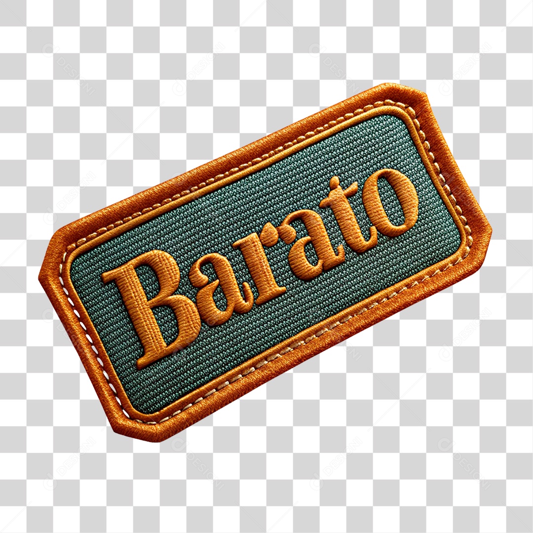 Selo 3D Barato PNG Transparente