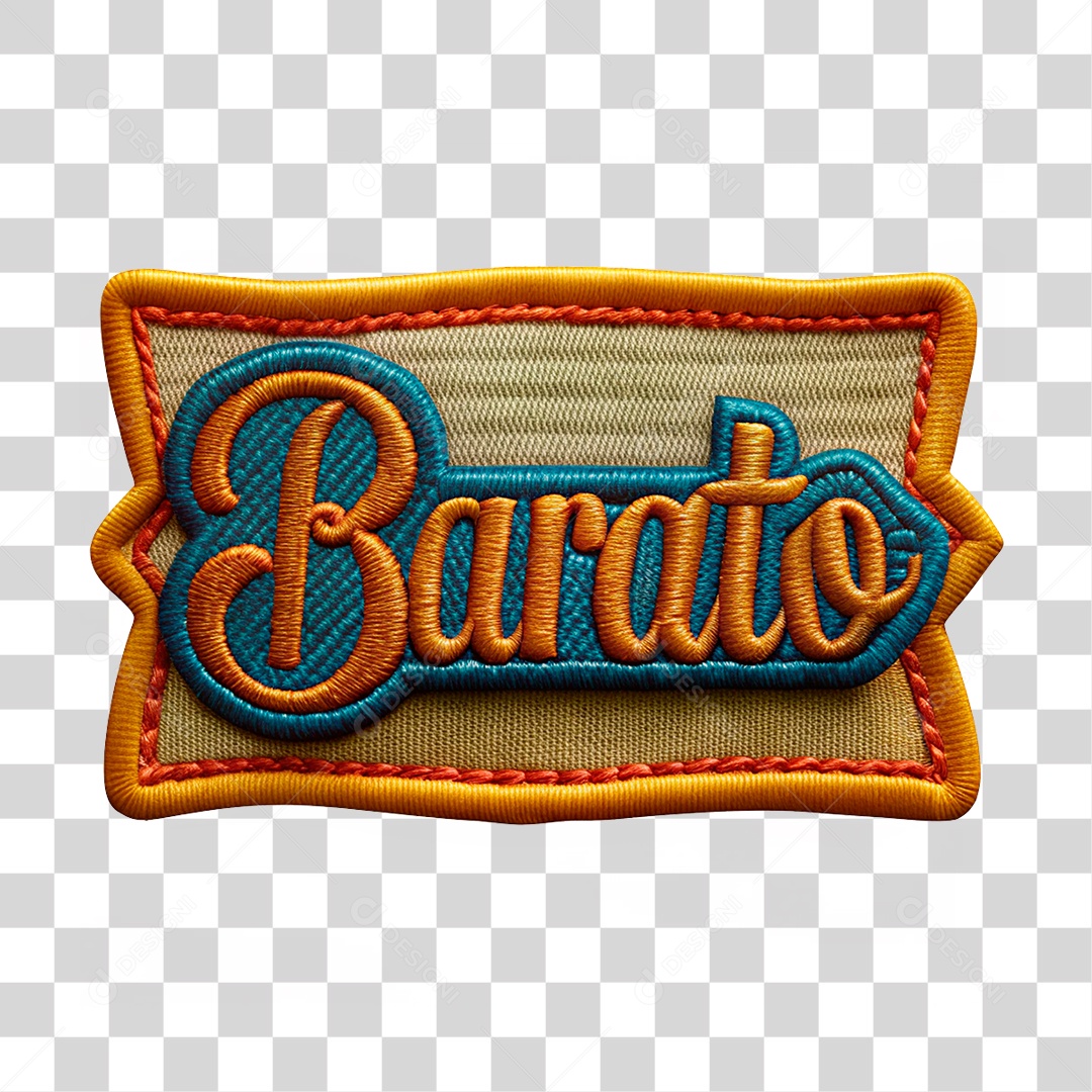 Selo 3D Barato PNG Transparente