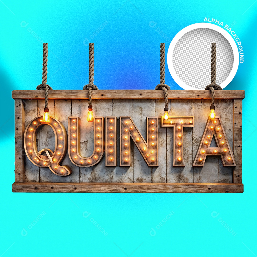 Quinta Selo 3D para Composição PSD