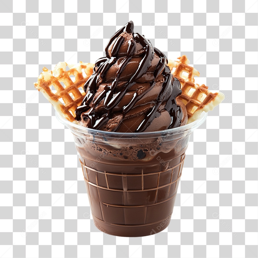 Pote de Sorvete PNG Transparente