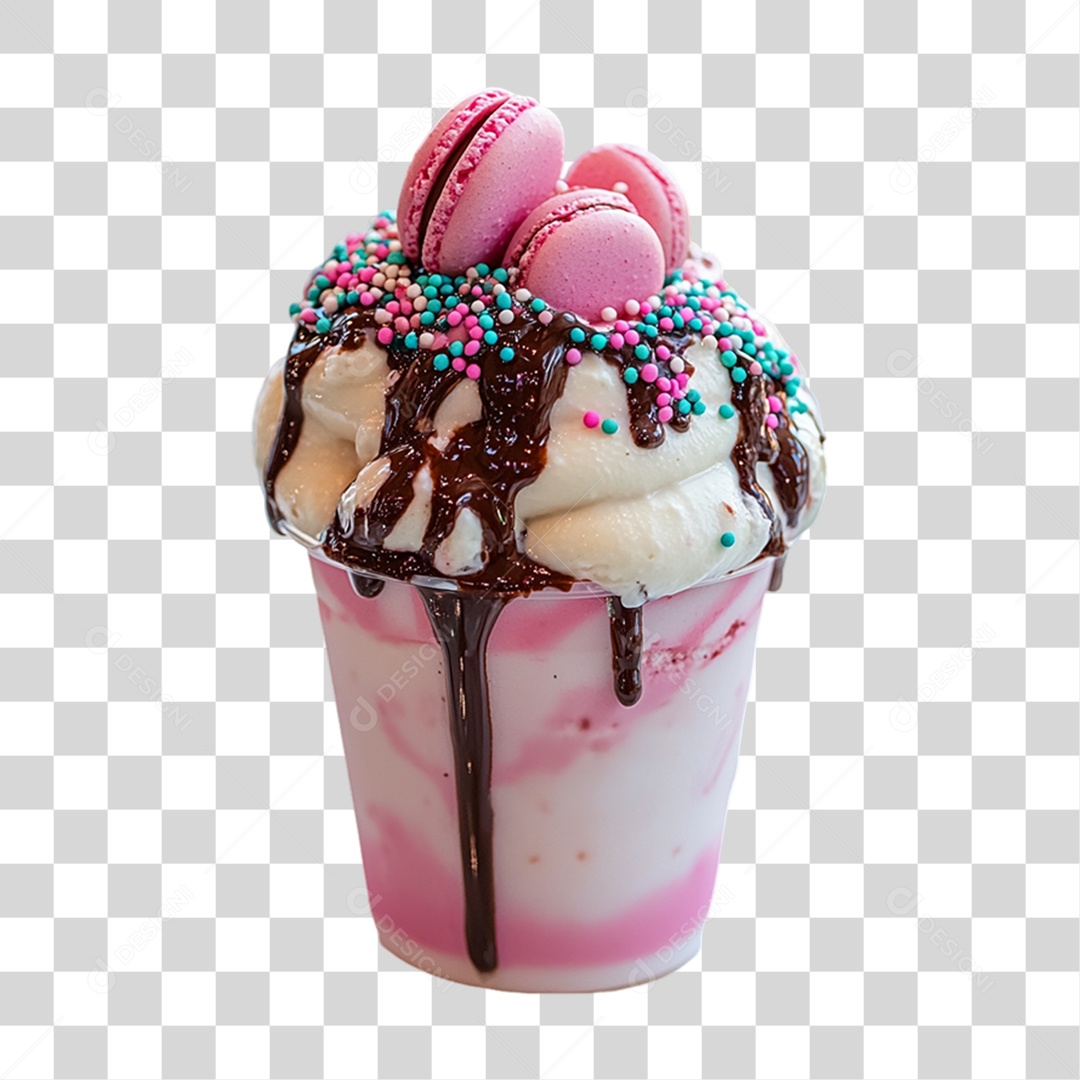 Pote de Sorvete PNG Transparente