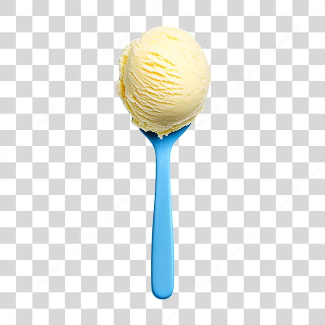 Colher de Sorvete PNG Transparente