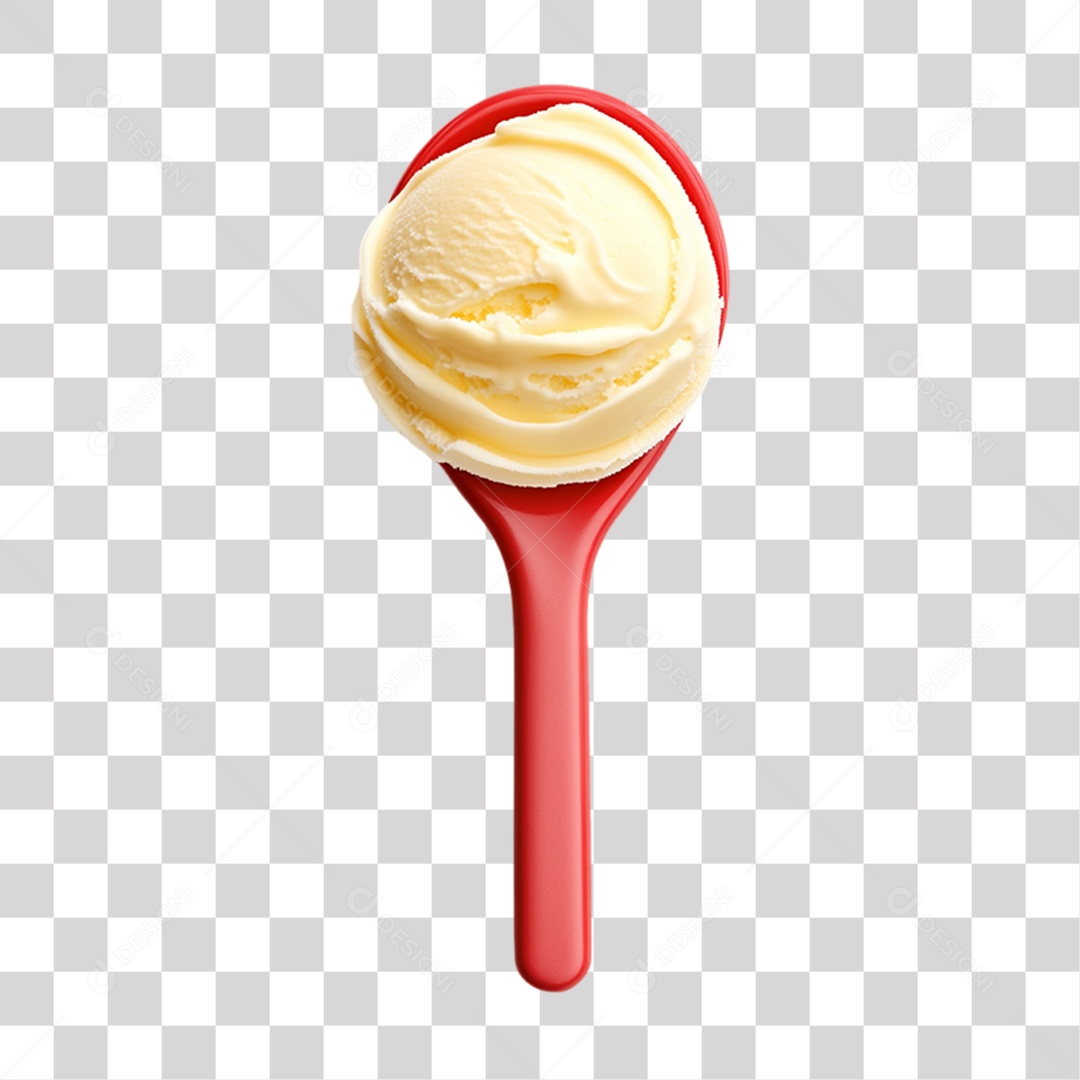 Colher de Sorvete PNG Transparente