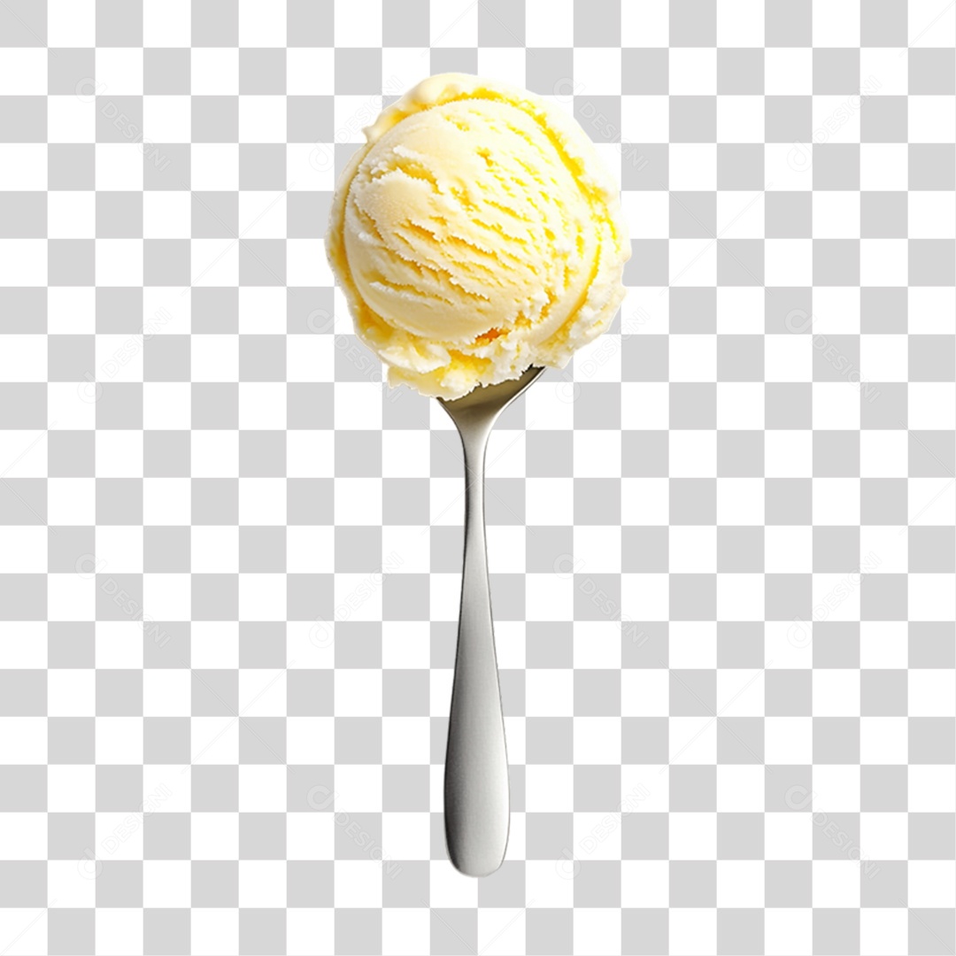 Colher de Sorvete PNG Transparente