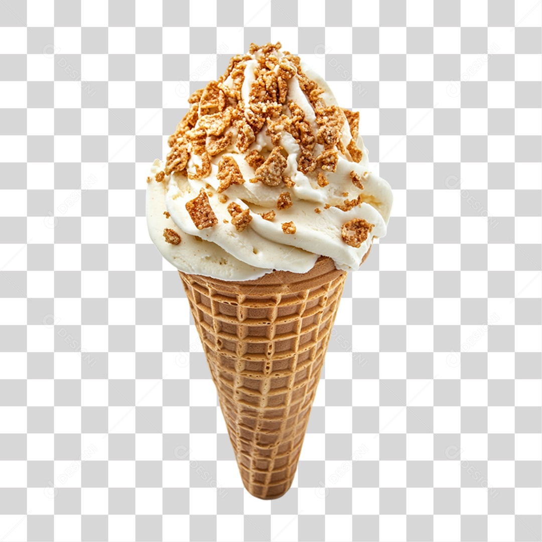 Casquinha de Sorvete PNG Transparente