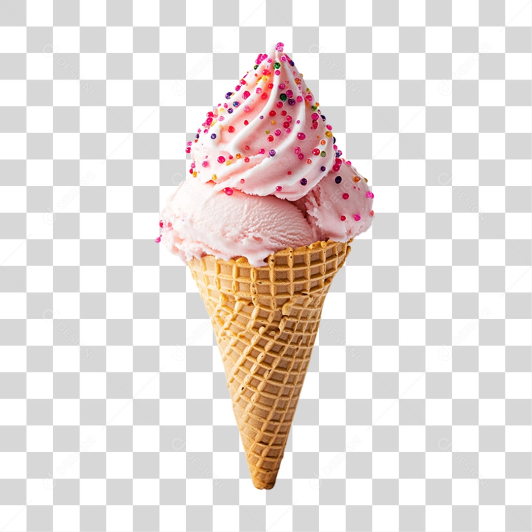 Casquinha de Sorvete PNG Transparente