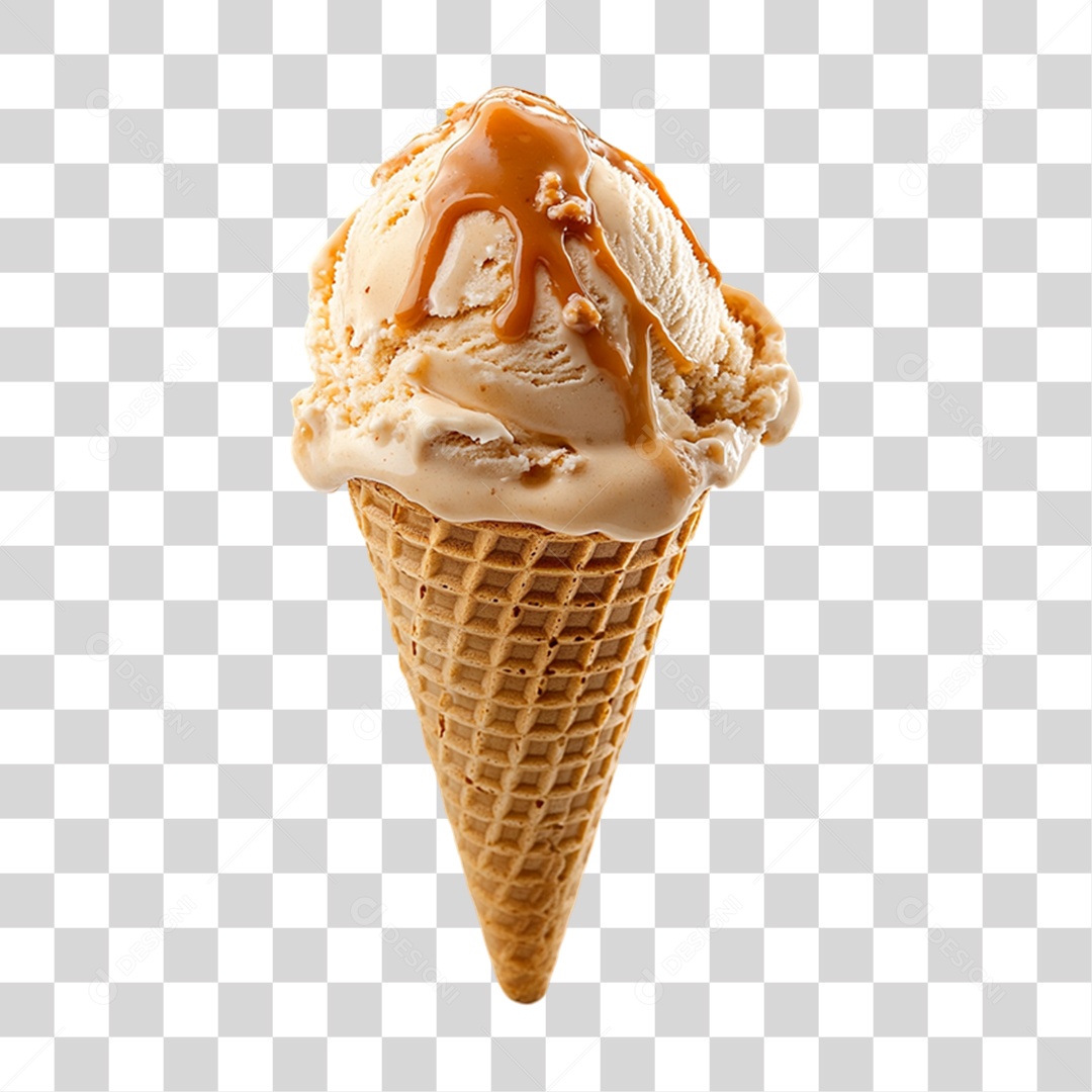 Casquinha de Sorvete PNG Transparente