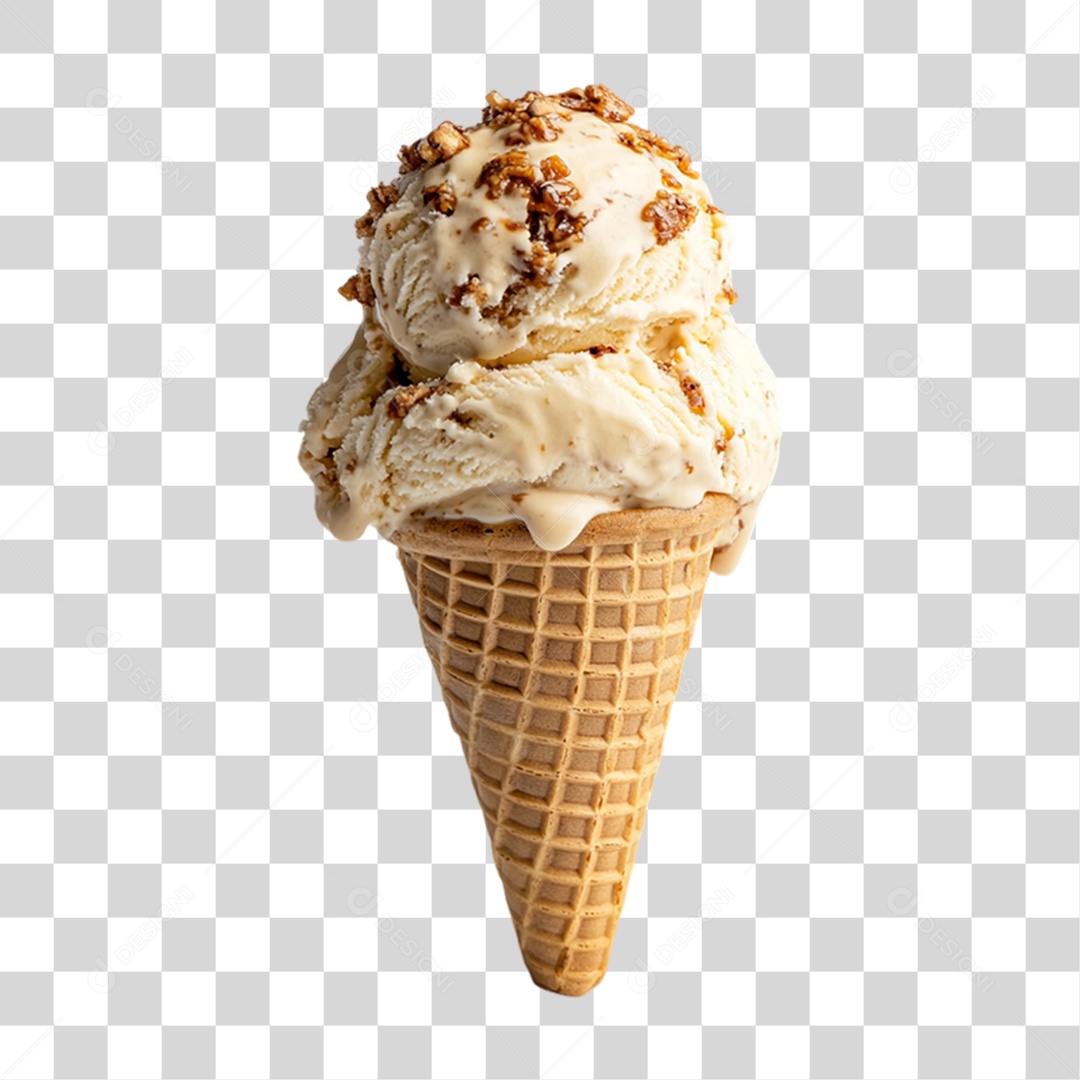 Casquinha de Sorvete PNG Transparente