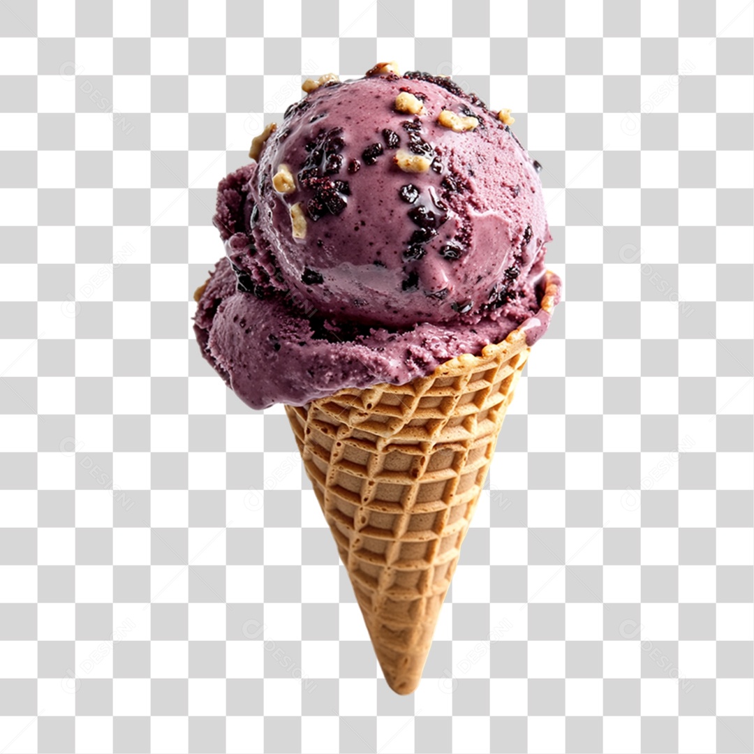 Casquinha de Sorvete PNG Transparente