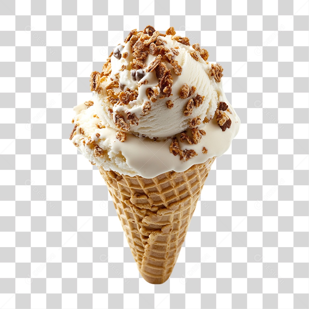 Casquinha de Sorvete PNG Transparente