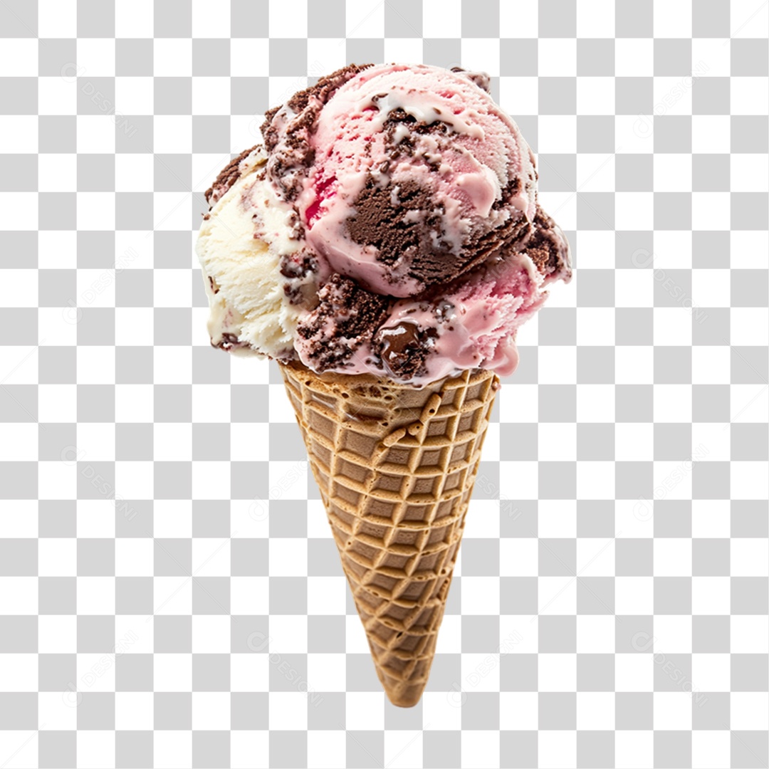 Casquinha de Sorvete PNG Transparente