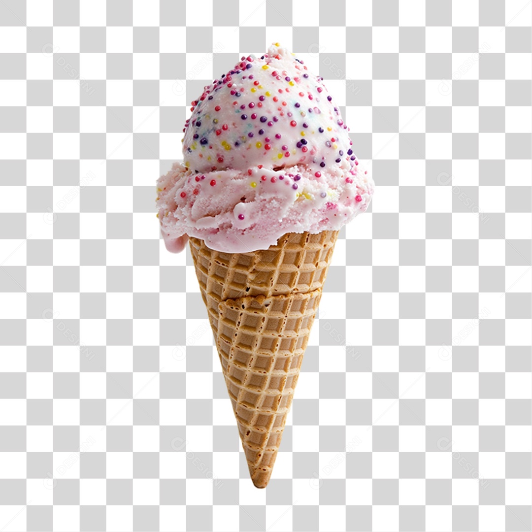 Casquinha de Sorvete PNG Transparente