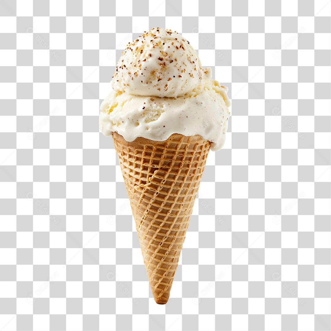 Casquinha de Sorvete PNG Transparente