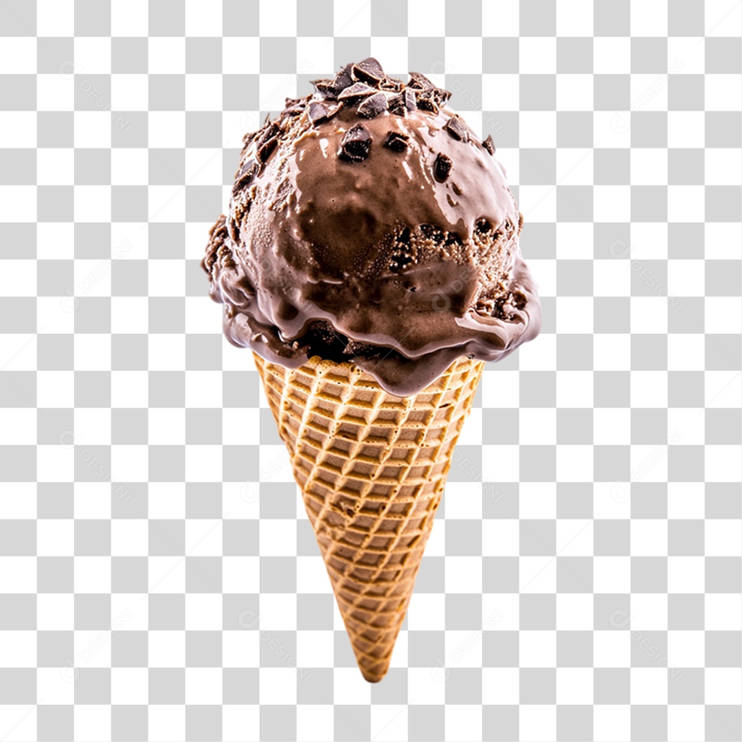 Casquinha de Sorvete PNG Transparente