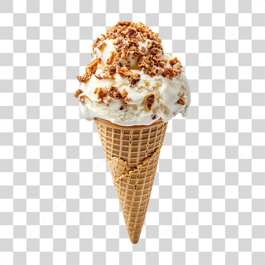 Casquinha de Sorvete PNG Transparente