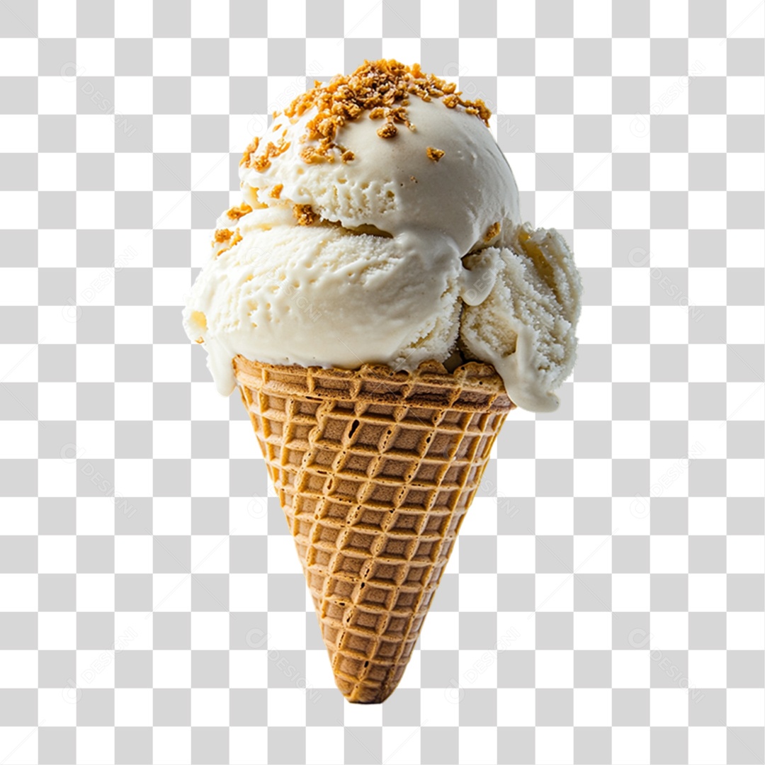 Casquinha de Sorvete PNG Transparente