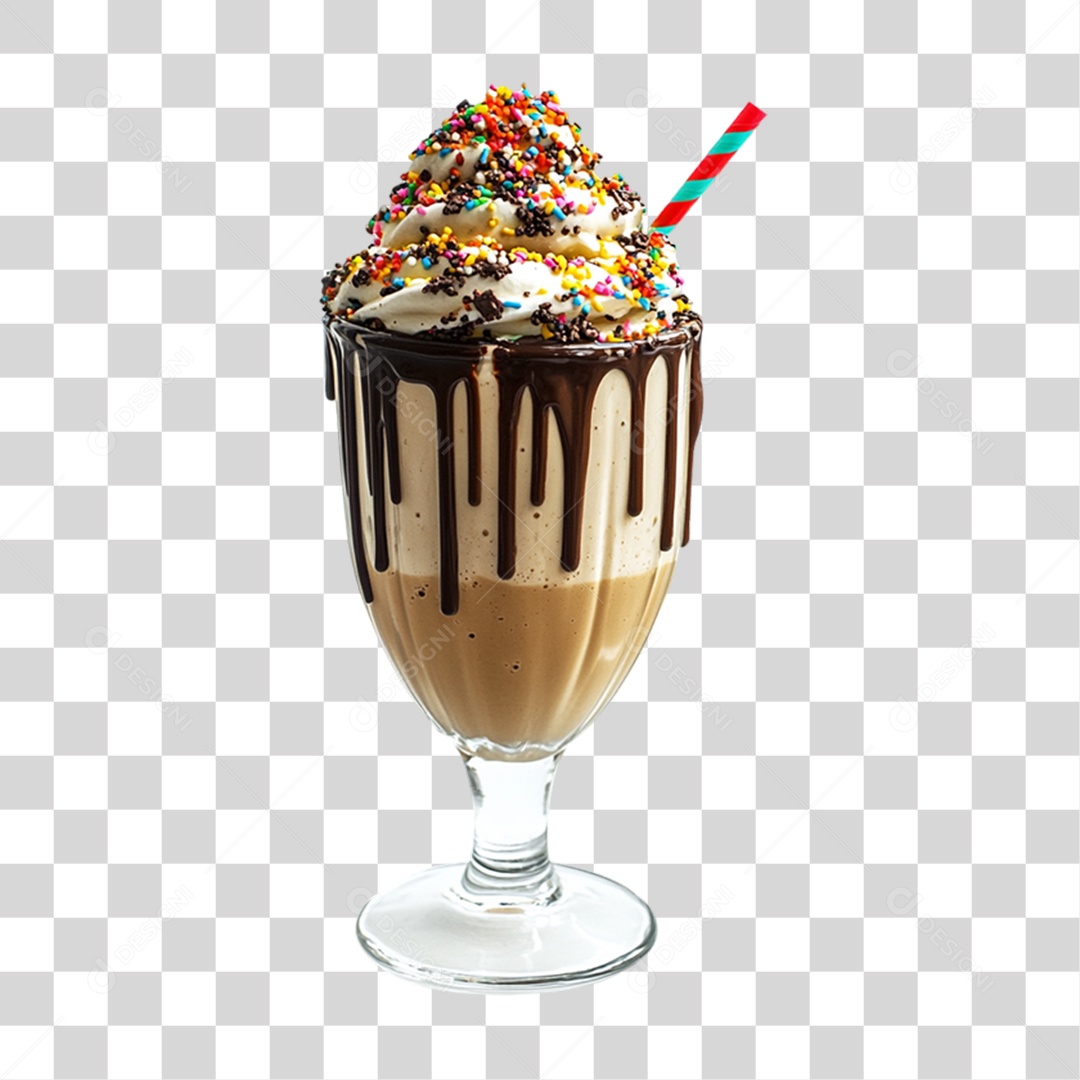 Taça de Sorvete PNG Transparente