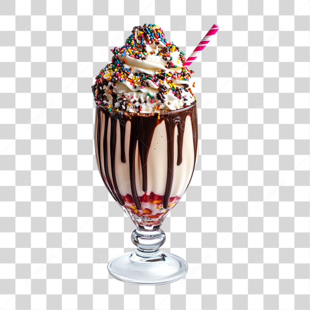 Taça de Sorvete PNG Transparente