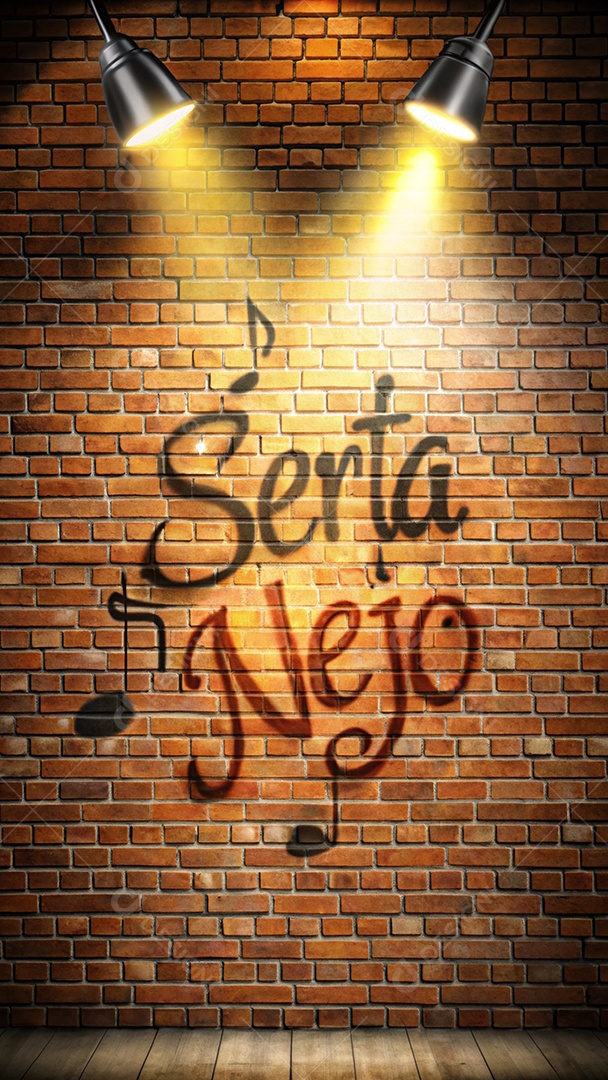 Background de uma parede com gráfite letras de sertanejo música