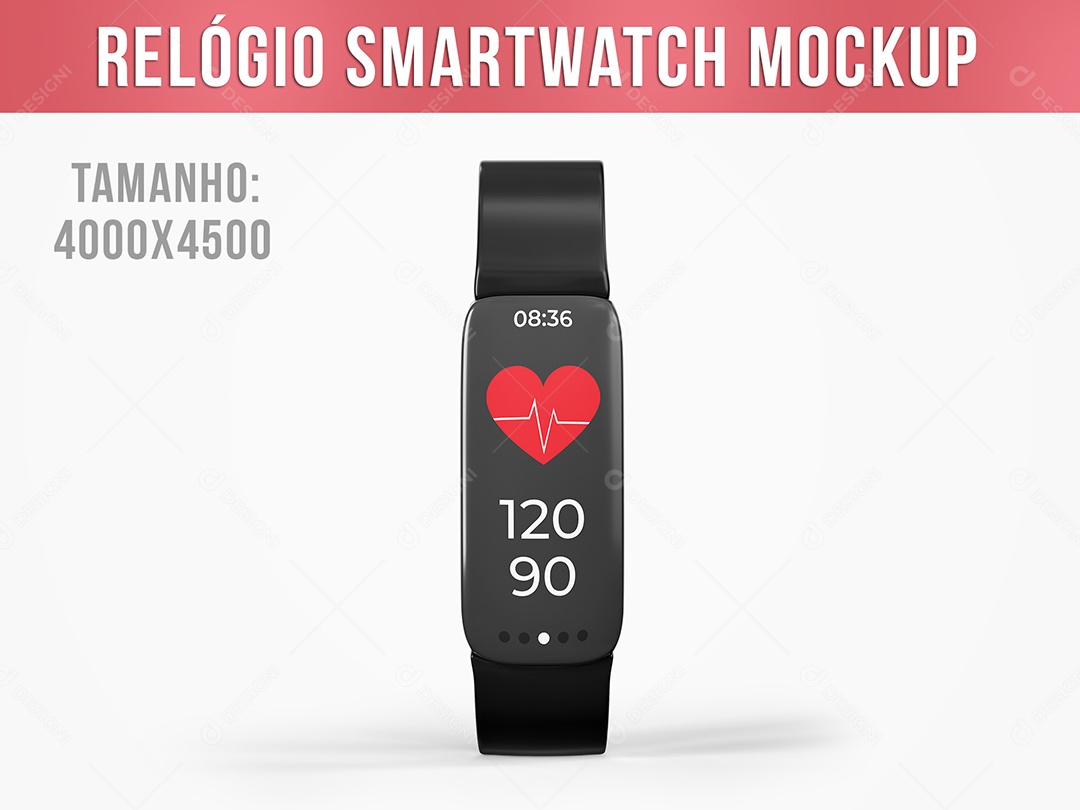Relógio SmartWatch Mockup PSD Editável