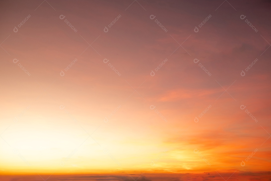 Céu perfeito ao entadecer