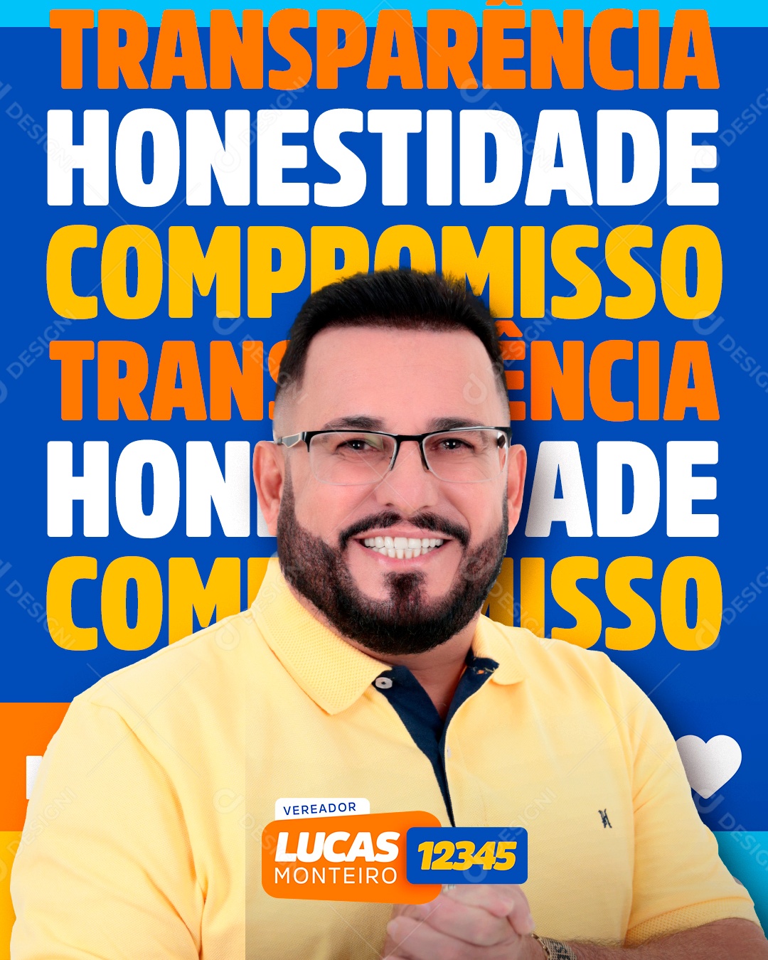 Política Social Media PSD Editável