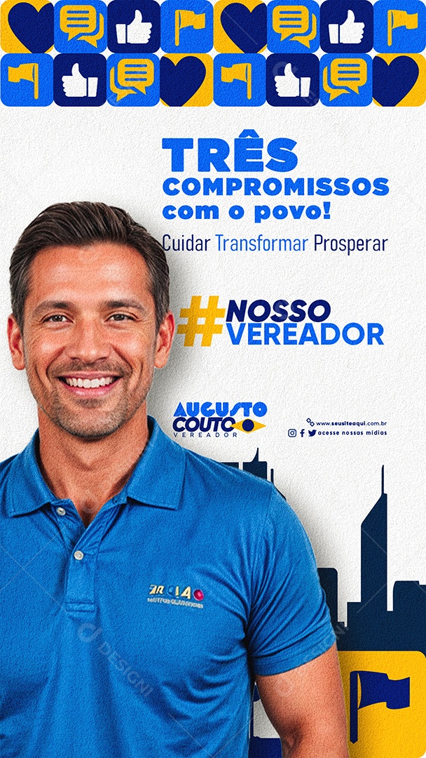 Story Campanha Politica Social Media PSD Editável