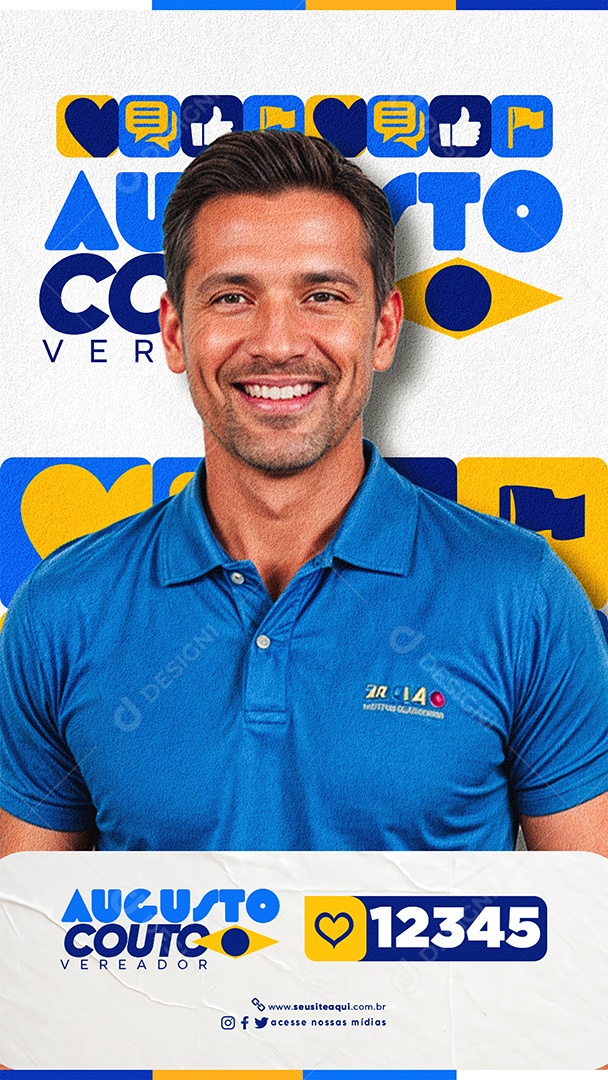 Story Campanha Politica Social Media PSD Editável