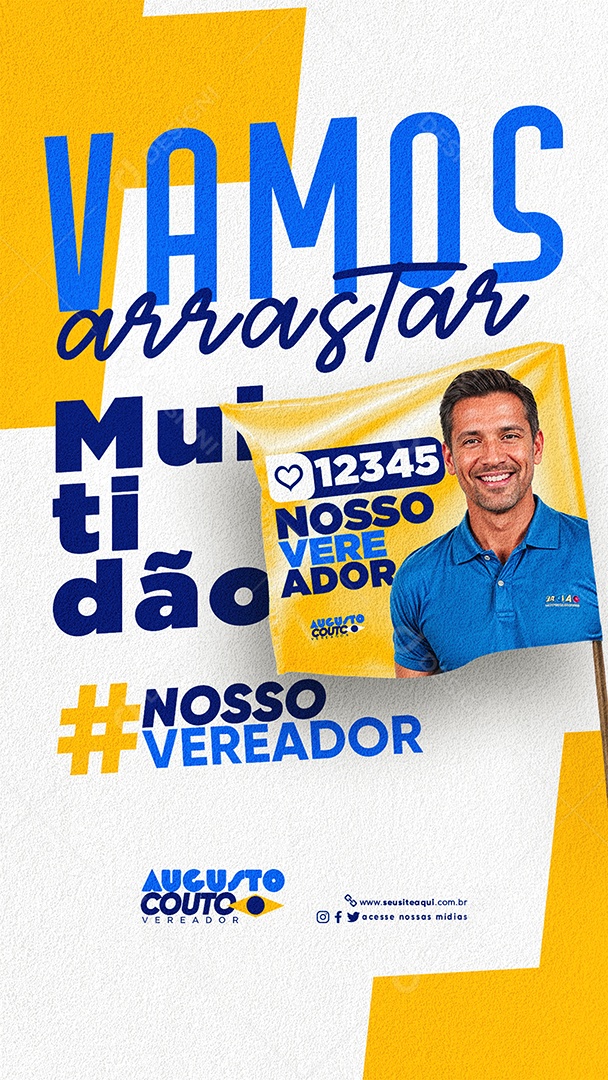 Story Campanha Politica Social Media PSD Editável