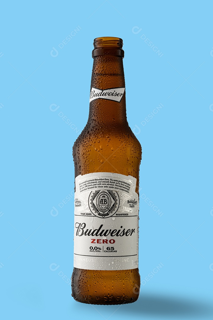 Garrafa de cerveja budweiser